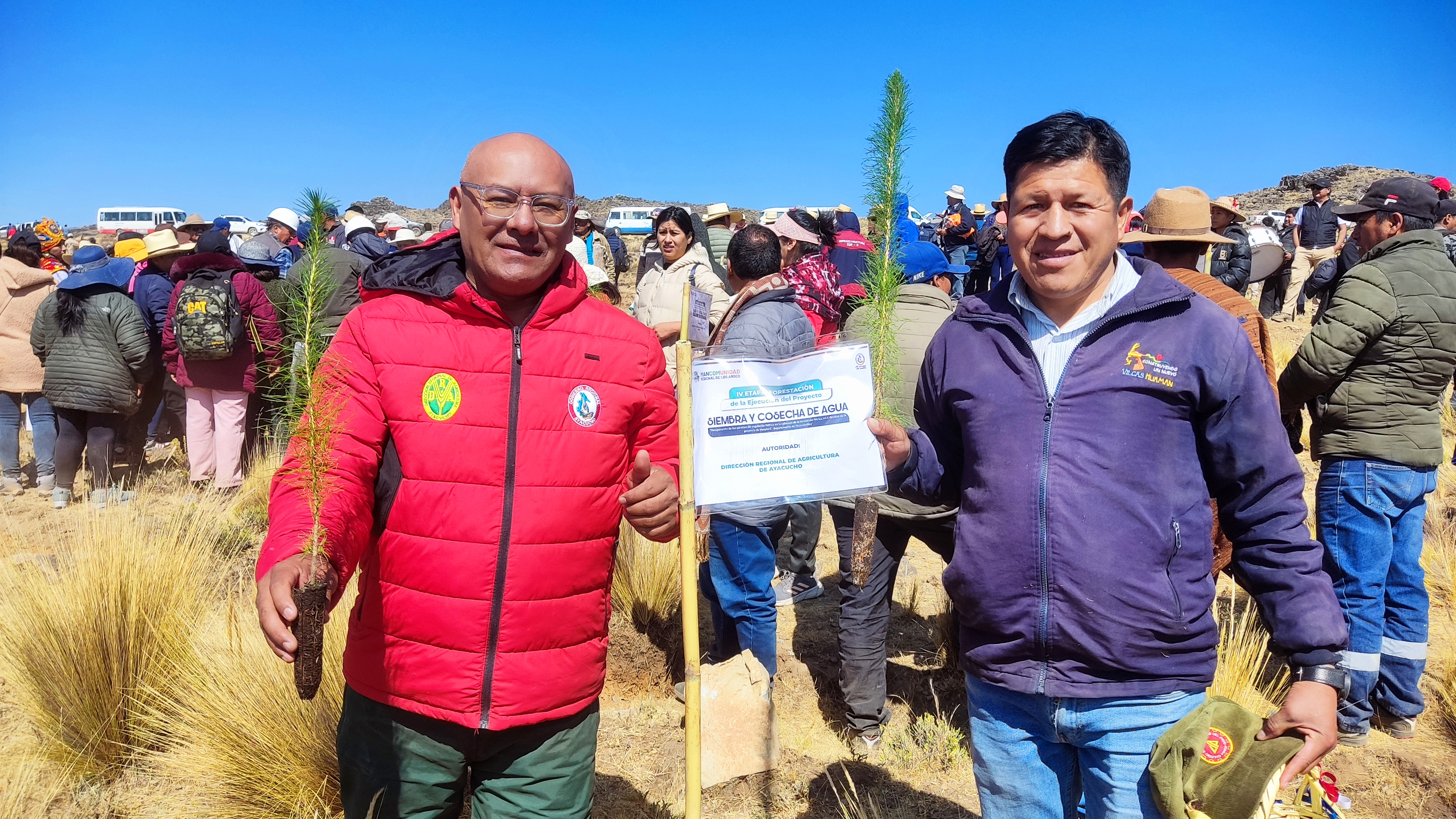 Gobernador regional realizó lanzamiento de proyecto "Siembra y cosecha de agua" 