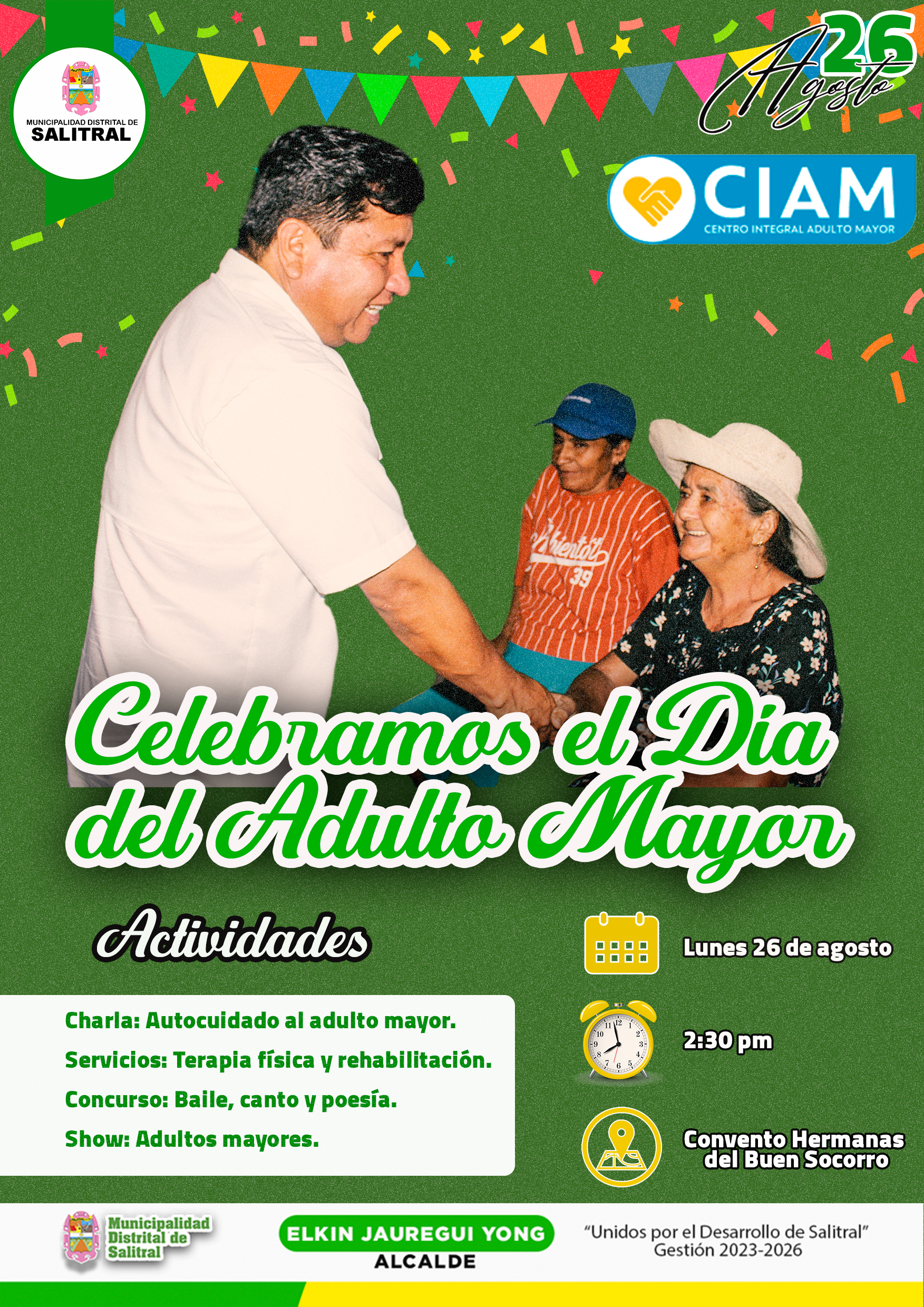 Celebramos el dรญa del adulto mayor