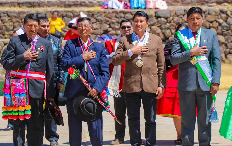 Municipalidad de Puno se une a las celebraciones por el vigésimo cuarto (XXIV) aniversario de creación política de Collacachi