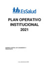 Vista preliminar de documento  Plan Operativo Institucional 2021.