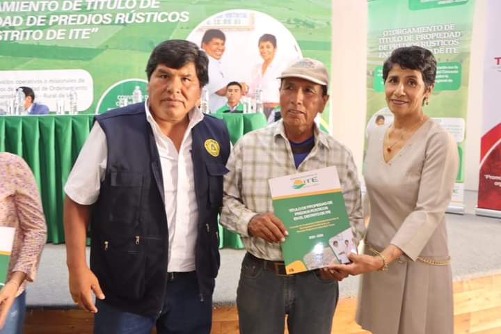 En noviembre entregarán más de dos mil títulos de predios rurales para Tarata