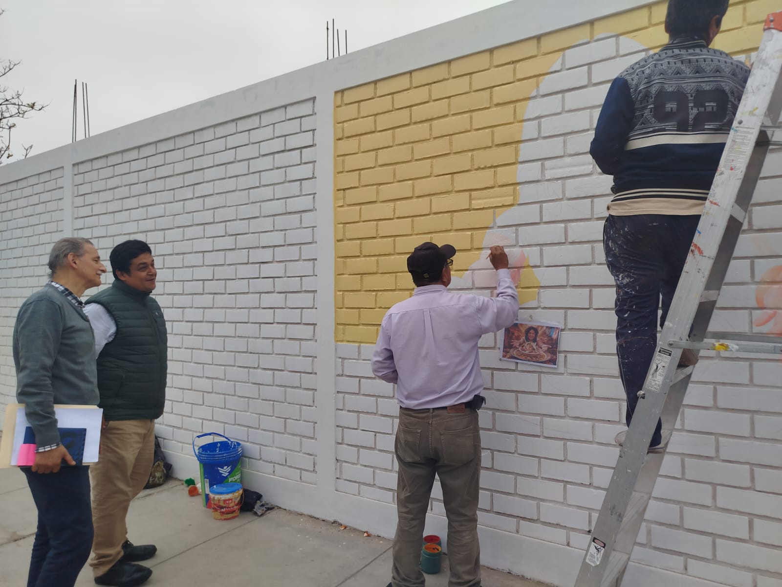 MURAL PARA FERIA GATRONÓMICA DESCENTRALIZADA 3