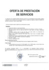 Vista preliminar de documento Oferta de Prestación de Servicios