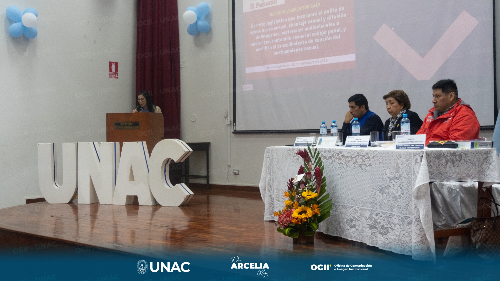 Conversatorio: Hablemos sobre hostigamiento sexual en la UNAC, fue seguido con atención por la comunidad universitaria