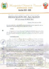 Vista preliminar de documento RESOLUCION DE ALCALDIA N° 0127-2024-A-MDC-Q-R