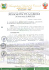 Vista preliminar de documento RESOLUCION DE ALCALDIA N° 0129-2024-A-MDC-Q-R