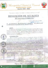 Vista preliminar de documento RESOLUCION DE ALCALDIA N° 0134-2024-A-MDC-Q-R
