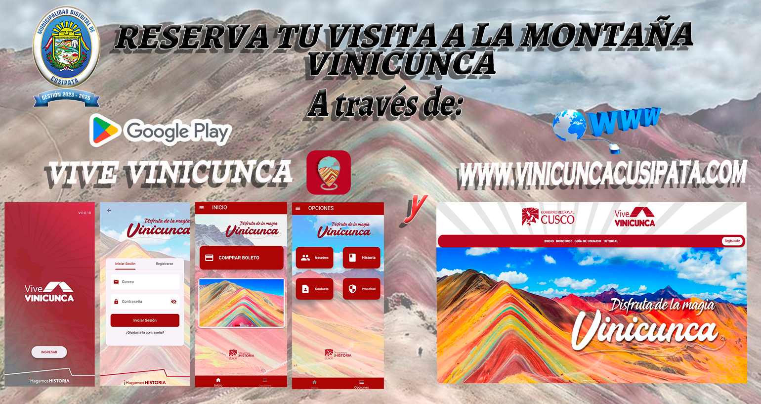 RESERVA TUS ENTRADAS PARA LA MONTAÑA VINICUNCA