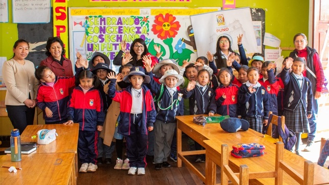 Campaña de sensibilización “Sembrando conciencia, cosechando un futuro verde” promueve el cuidado de espacios verdes en estudiantes