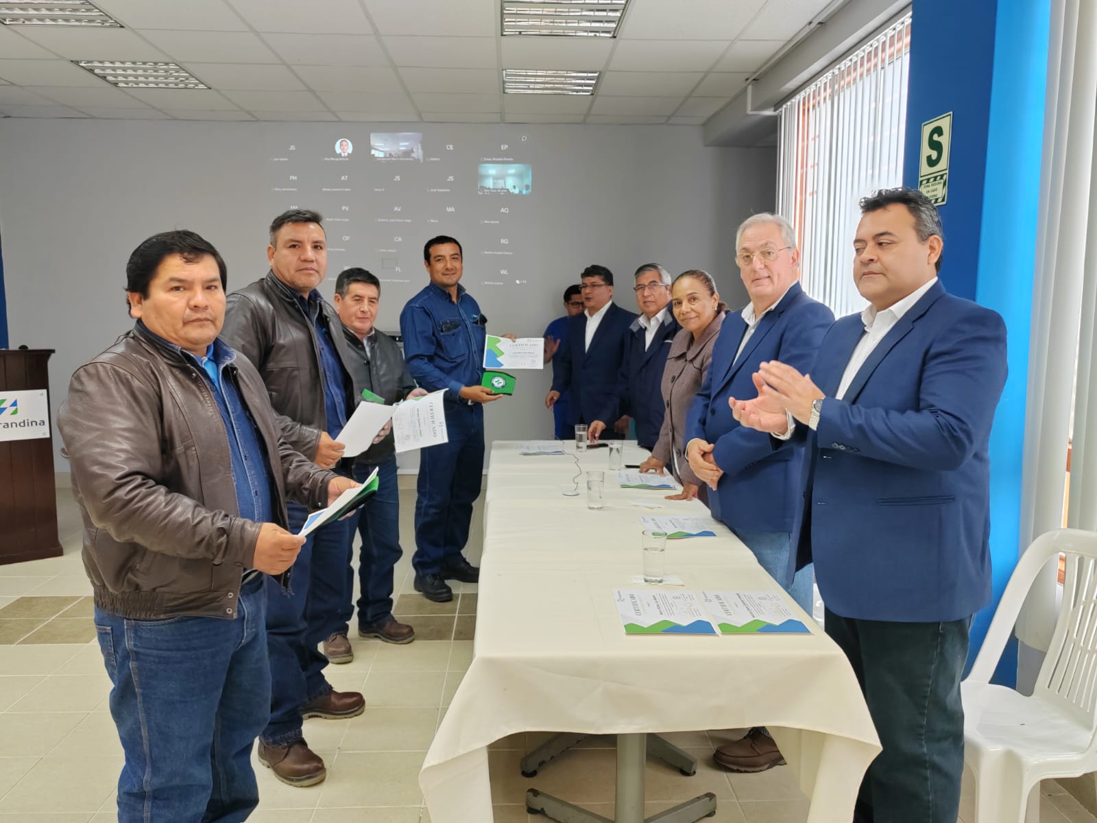 Reconocimiento a 130 brigadistas voluntarios que conforman parte del equipo de prevención