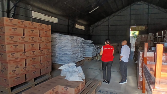 San Martín.– Como parte de las visitas de control que realiza la Contraloría General, el equipo de auditores detectó que la Municipalidad Provincial de Moyobamba no cuenta con ambientes que cumplan los requisitos para el almacenamiento de productos de los programas del Vaso de Leche y Complementación Alimentaria. 
