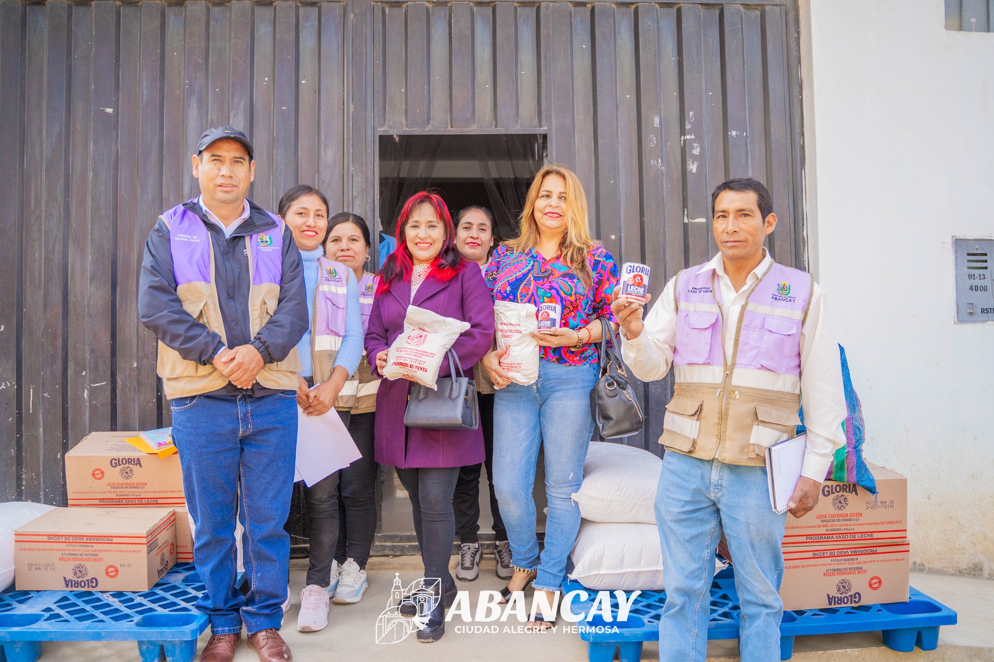 Municipalidad De Abancay Inicia Distribución De Alimentos Del Programa Vaso De Leche A Los Diferentes Comites De La Provincia.