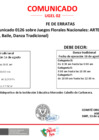 Vista preliminar de documento Comunicado fe de erratas