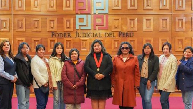 Presidenta de la Corte Superior de Justicia de Cusco capacitó a aspirantes a orientadoras judiciales sobre violencia de género