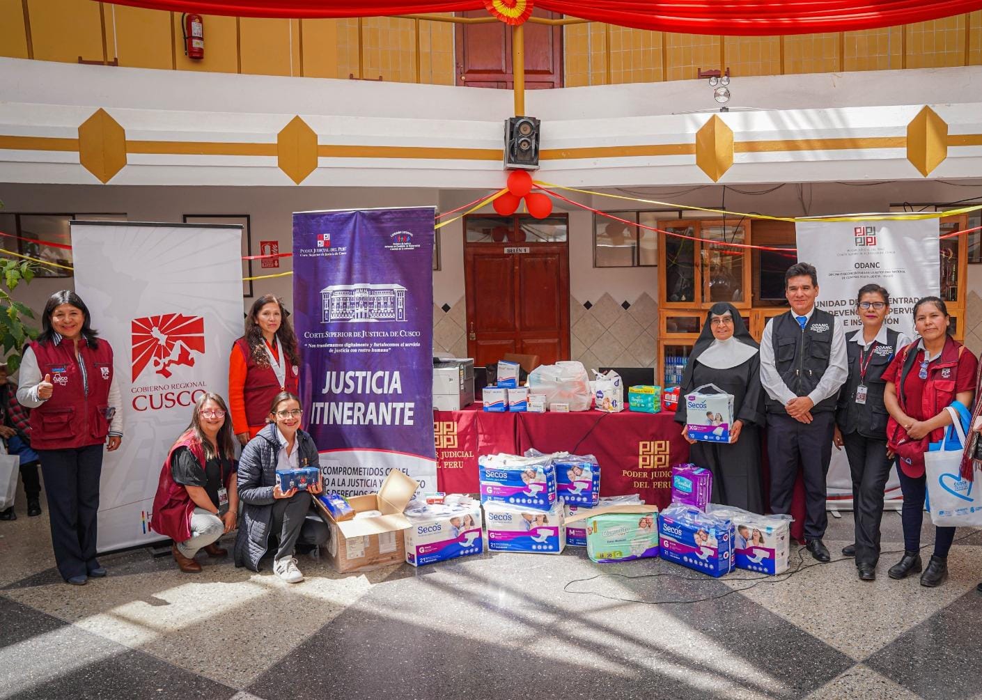 Corte de Cusco y ODANC brindaron información en el Centro Gerontológico San Francisco de Asís