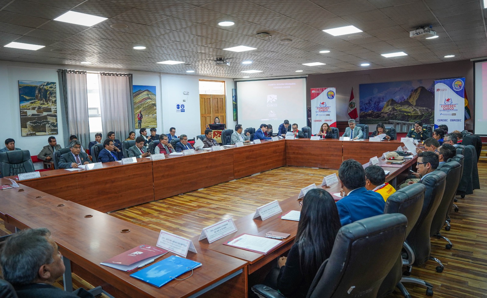 Presidenta de la Corte de Cusco participó en la Cuarta Sesión Ordinaria del CORESEC