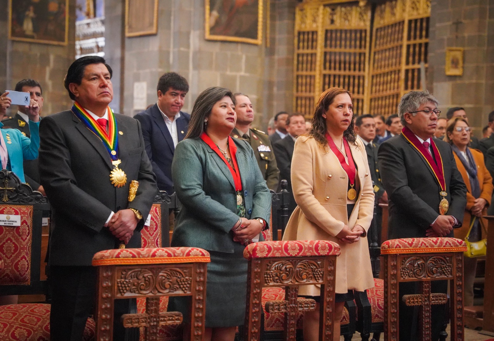 Presidenta de laCorte de Cusco participó en Misa y Recorrido Procesional de la Sagrada Imagen de América Santa Rosa de Lima