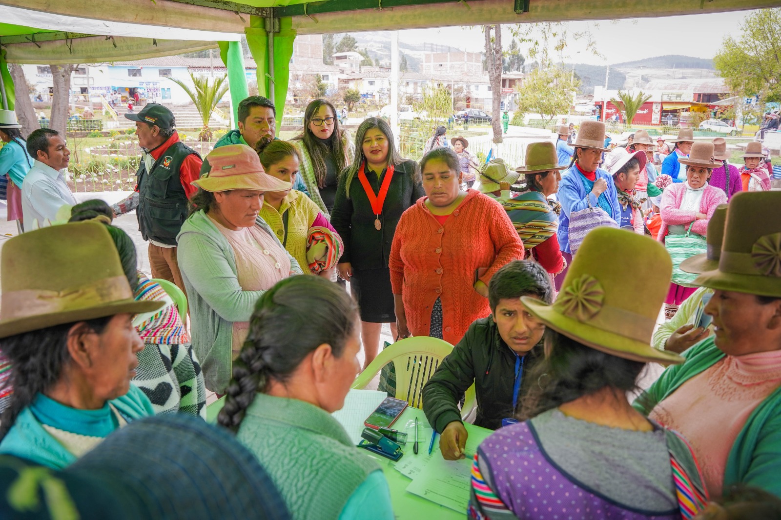 Corte de Cusco participó en la "II Feria Informativa de Inclusión Social" en el distrito de Ancahuasi
