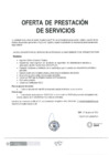 Vista preliminar de documento Oferta de prestación de servicios