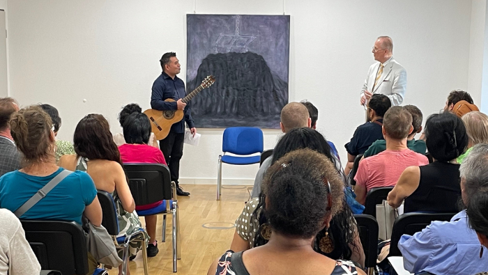 La música andina se luce en la sala Maria Reiche de la Embajada del Perú en Alemania