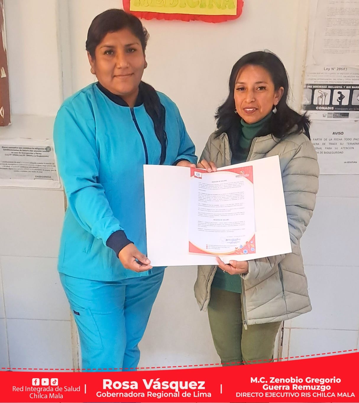 Puesto de Salud de Calango conmemora su 46⁰ Aniversario de fundación y atención al público.