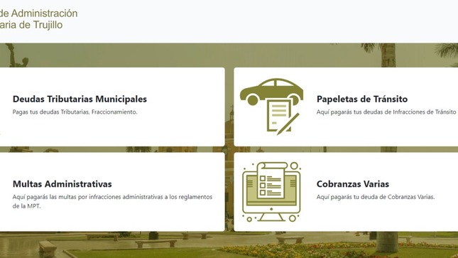 Lanzan página web para pagos del SATT