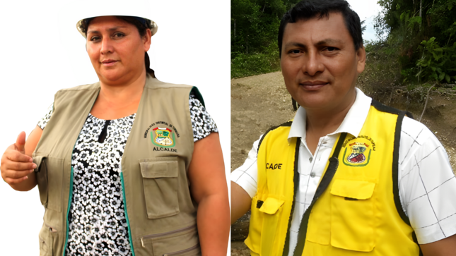 Delsy Vera Rojas y Loiber Rocha Pinedo
