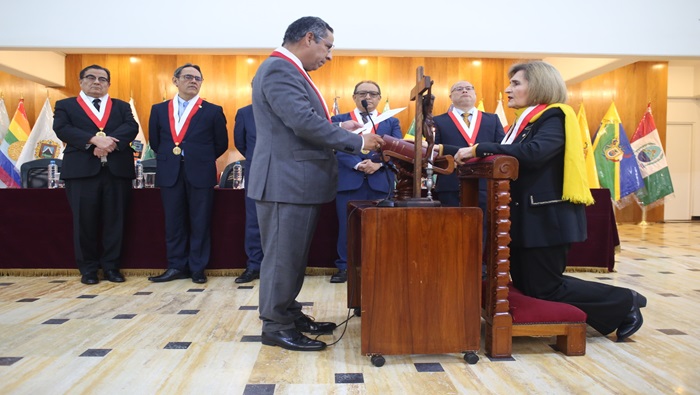 Magistrada Luz Pacheco Zerga juramentó como presidenta del Tribunal Constitucional