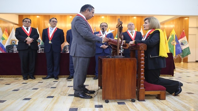 Magistrada Luz Pacheco Zerga juramentó como presidenta del Tribunal Constitucional