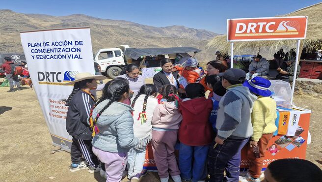 DRTC impulsa la seguridad vial