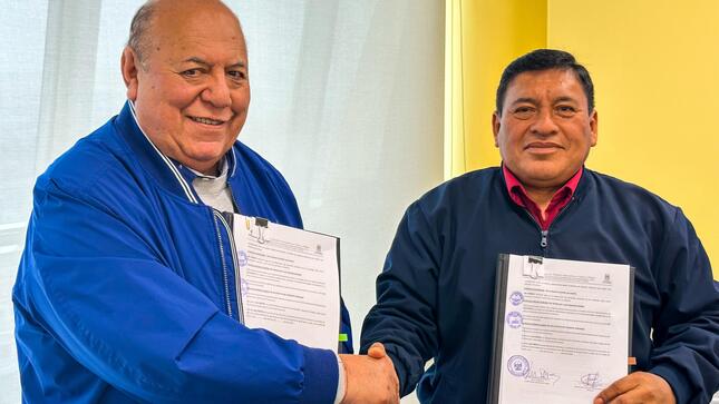 GRT firma convenio para ejecutar dos proyectos viales para Pocollay 