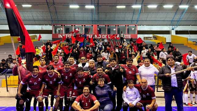 GORE Tacna logra tres títulos de Fútbol 6 de los Juegos Deportivos Laborales