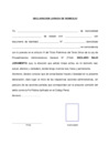 Vista preliminar de documento Matrimonio Civil - Declaración Jurada Domicilio