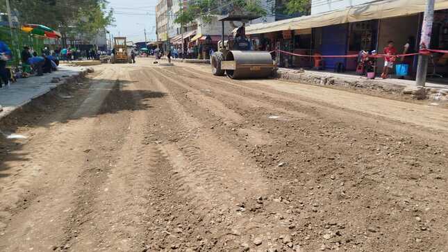 compactación de afirmado en manuel pardo 2