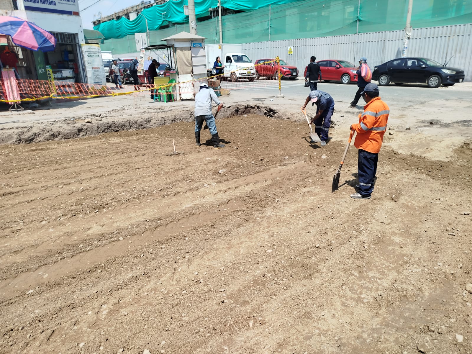 compactación de afirmado en manuel pardo 3