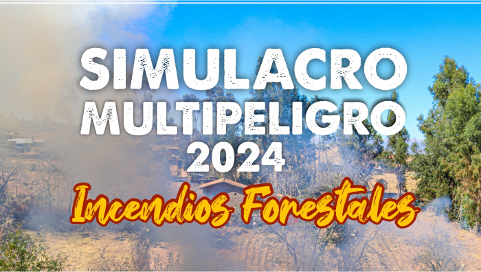 Simulacro Nacional 2024 incendios forestales