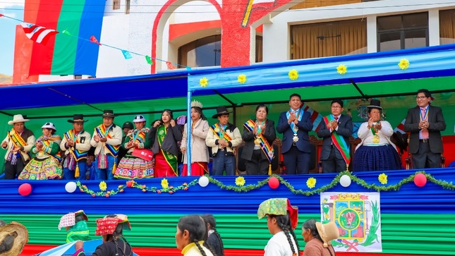 En medio de una gran algarabía el Concejo Municipal participó de los actos protocolares por los CXCIX aniversario del distrito de Macarí