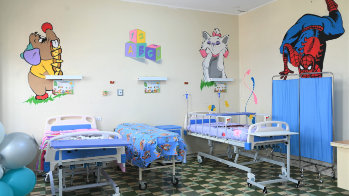INSN: renuevan sala del Servicio de Quemados