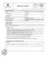 Vista preliminar de documento PERFIL DE PUESTO - PROCESO CAS N° 56 