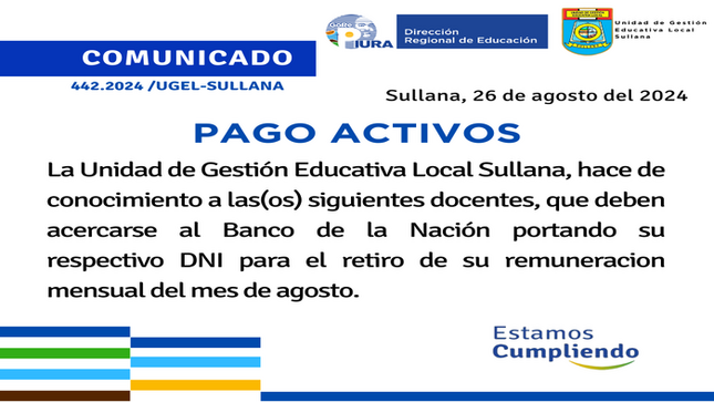 comunicado N°442-2024