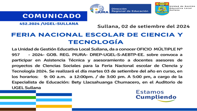 Comunicado452- 2024 