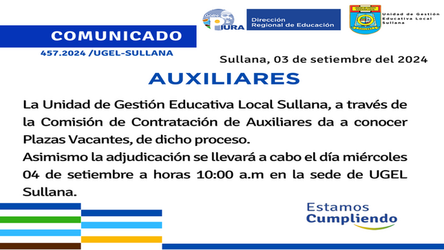 Comunicado457- 2024