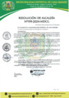 Vista preliminar de documento Resolución de Alcaldía 199-2024