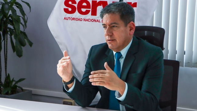 Foto de Guillermo Valdivieso, el presidente ejecutivo de SERVIR