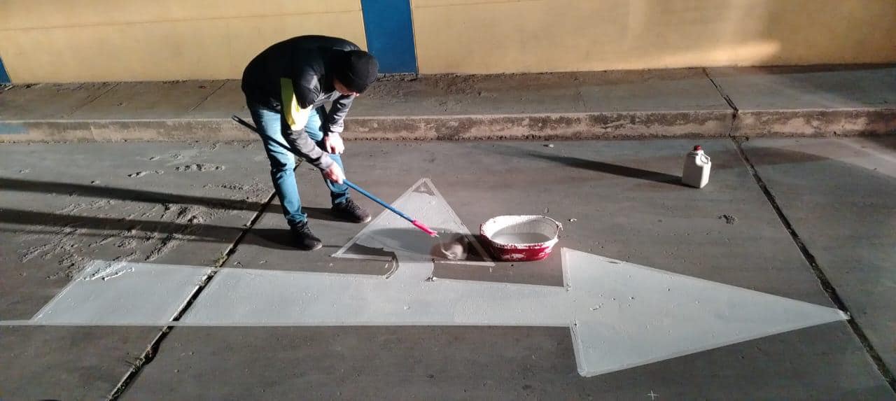 Mejoras en la señalización horizontal de Cajabamba