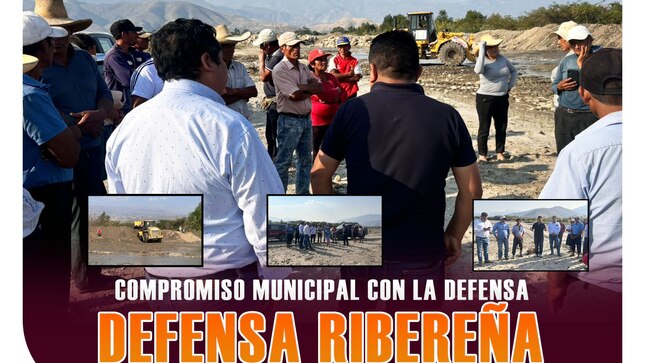 Compromiso municipal con la defensa ribereña en Mangallana, la Merced y el Porvenir 