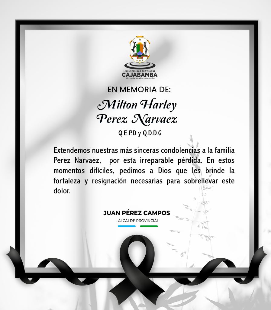 Nota de Pésame