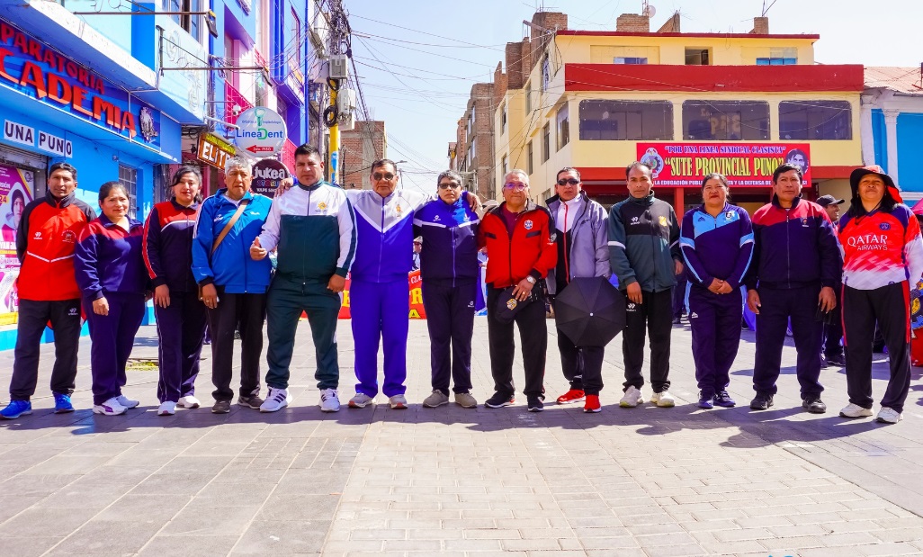 Municipalidad de Puno presente en inauguración de los Juegos Magisteriales 2024