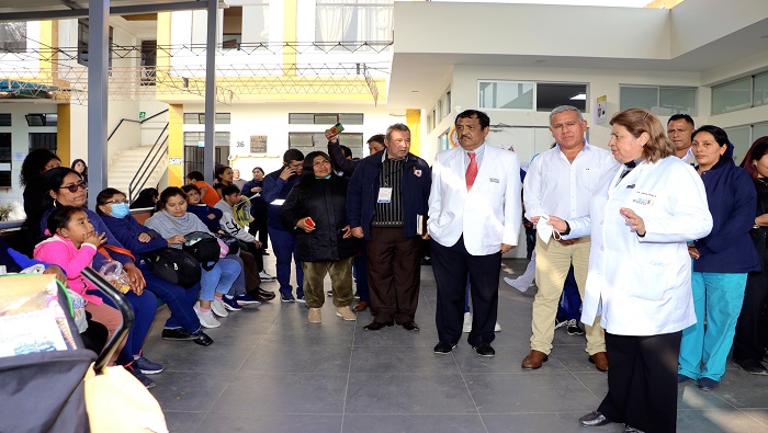 especialistas del Instituto Nacional de Salud del Niño San Borja en Huaral  