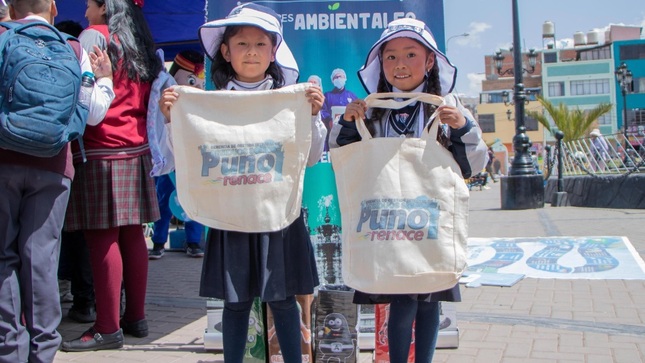 Municipalidad de Puno realiza campaña de sensibilización sobre el manejo adecuado de residuos sólidos